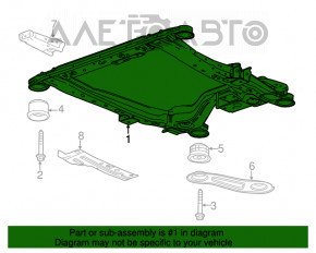 Подрамник передний Chevrolet Impala 14-20