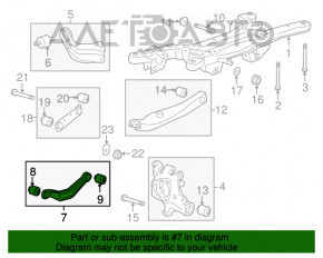 Maneta superioară din spate dreapta pentru Chevrolet Malibu 13-15