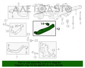 Maneta inferioară a arcului spate stânga Chevrolet Impala 14-20 nou OEM original