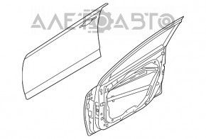 Ușă asamblată față dreapta Hyundai Elantra AD 17-20 roșu PR, keyless, maner