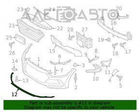 Buza bara fata Hyundai Elantra AD 17-18 este uzată, trebuie recondiționată