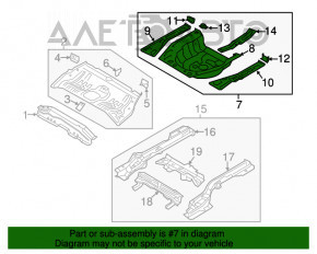 Cutia portbagajului Hyundai Elantra AD 17-20