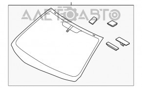 Лобовое стекло Hyundai Elantra AD 17-20