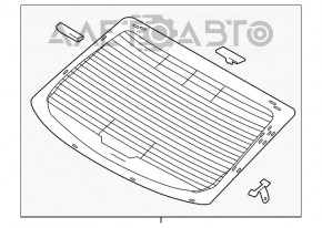 Geam spate Hyundai Elantra AD 17-20 cu tentă