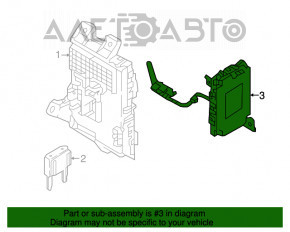 Modulul de control al caroseriei BCM Hyundai Elantra AD 17-20