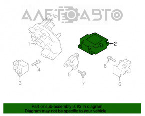 Modulul airbag SRS pentru airbag-urile de siguranță Hyundai Elantra AD 17-18 este disponibil pentru recondiționare.