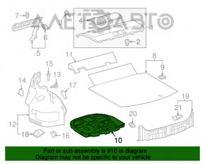 Пенопласт под инструмент Toyota Camry v70 18-