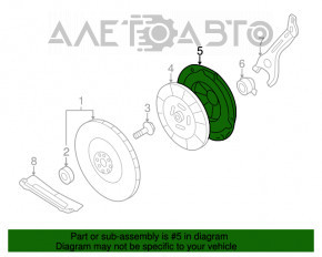 Setul de ambreiaj pentru cutia de viteze manuală Subaru Forester 14-18 SJ 134k.