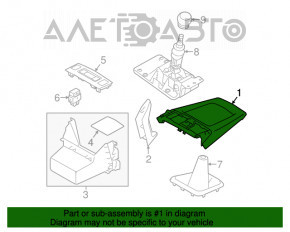 Capacul schimbatorului de viteze al cutiei de viteze automata pentru Subaru Forester 14-18 SJ este uzat.