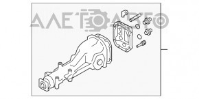 Diferențialul spate reductor pentru Subaru Forester 14-18 SJ 2.5 MT