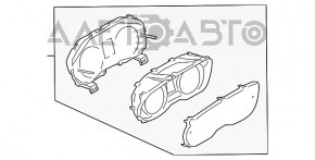 Щиток приборов Subaru Forester 14-18 SJ 2.5 МКПП 99к