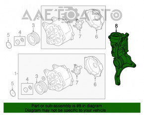 Corpul filtrului de ulei VW Passat b7 12-15 USA 1.8T