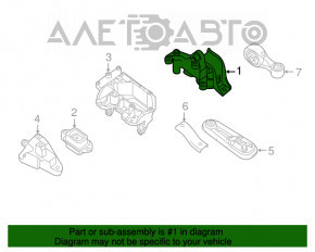 Pernele motorului dreapta Nissan Sentra 13-19 1.8