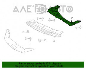 Protecție motor spate Nissan Sentra 13-19 zgârietură