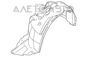 Bara de protecție față dreapta Nissan Sentra 13-19