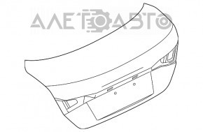 Capac portbagaj Nissan Sentra 13-17 fără cameră, sub spoiler