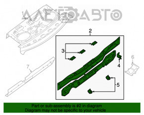 Panoul din spate al Nissan Sentra 13-19