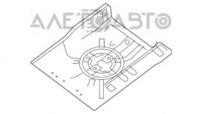 Capac portbagaj Nissan Sentra 13-19, negru