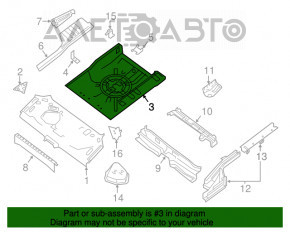 Capac portbagaj Nissan Sentra 13-19, negru