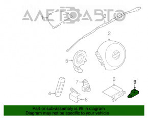 Senzor airbag usa stanga Infiniti JX35 QX60 13-