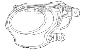 Semnalizator stânga față Fiat 500 12-19