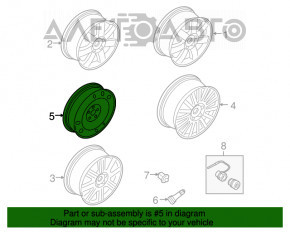 Запасное колесо докатка Ford Explorer 11-19 R17