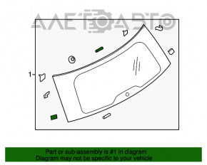 Geam spate portbagaj Ford Explorer 11-19 cu tentă