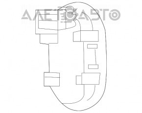 Butonul de control de sub volanul stâng al Dodge Dart 13-16