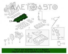 Colector de admisie partea superioară Ford Flex 13-19