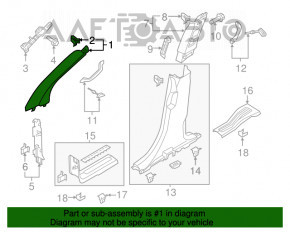 Capacul amortizorului din față dreapta Ford Explorer 11-15