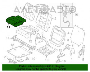 Задний ряд сидений 3 ряд Ford Explorer 11-15
