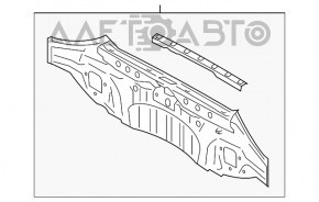 Задняя панель Subaru Impreza 4d 17- GK