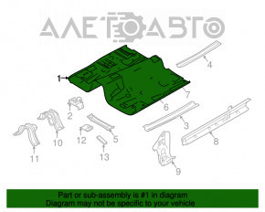 Capacul portbagajului Subaru Impreza 4d 17 - alb