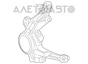 Butucul roții față dreapta de la Fiat 500 fabricat între 2012 și 2019 face zgomot