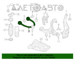 Maneta sus fata stanga Dodge Durango 11-15 nou original OEM