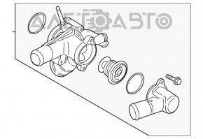Корпус термостата Ford Flex 13-19 рест