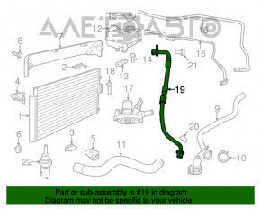 Corpul termostatului Fiat 500 12-17