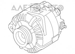 Генератор Nissan Altima 13-18 2.5 топляк, нет крышки