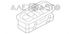 Controlul geamului electric din față, stânga, pentru Dodge Challenger 15-19, restilizat, negru