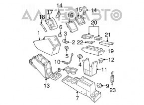 Manerul cutiei de viteze Jeep Compass 11-16 negru cu insertie cromata.