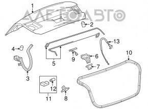 Крышка багажника Chevrolet Cruze 11-15