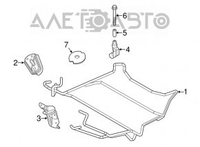 Suport roată de rezervă Nissan Versa Note 13-19