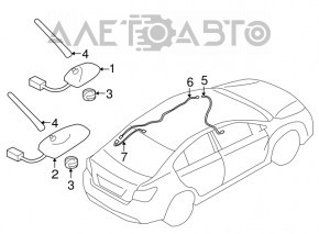 Антенна шток Subaru Forester 14-18 SJ