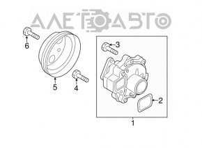 Помпа Mazda CX-5 13-16 2.0, 2.5