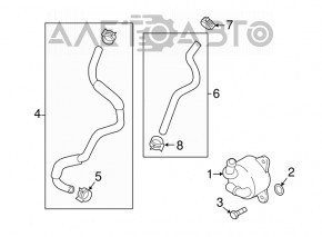 Radiator de ulei pentru cutia de viteze automata Mazda CX-9 16-