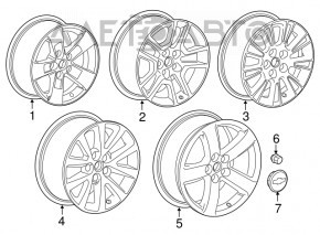 Roată de 17 inch pentru Chevrolet Malibu 13-15