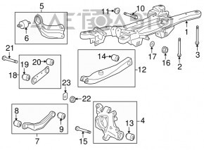 Bara spate Chevrolet Impala 14-20