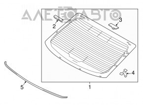 Geam spate Hyundai Elantra AD 17-20