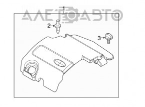 Накладка двигателя Ford Explorer 11-19 3.5