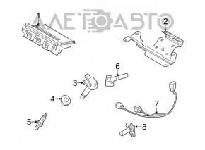 Bobina de aprindere Ford Edge 15-18 3.5 ruptă